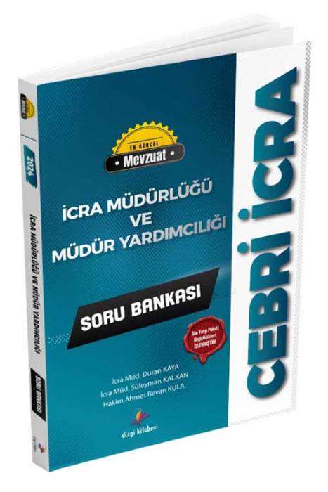 2024 Cebri İcra İcra Müdürlüğü ve Müdür Yardımcılığı Soru Bankası Dizgi Kitap Yayınları