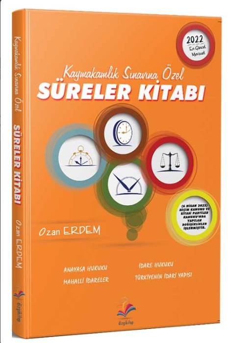 Dizgi Kitap 2022 Kaymakamlık Süreler Kitabı Dizgi Kitap Yayınları