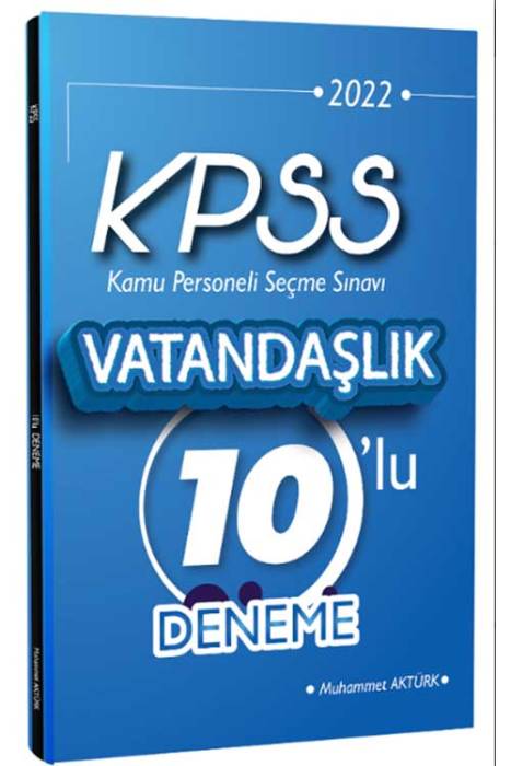 Dizgi Kitap 2022 KPSS Vatandaşlık 10 Deneme Çözümlü Dizgi Kitap Yayınları