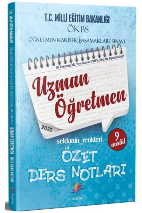 Dizgi Kitap 2022 MEB ÖKBS Uzman Öğretmen Özet Ders Notları Dizgi Kitap