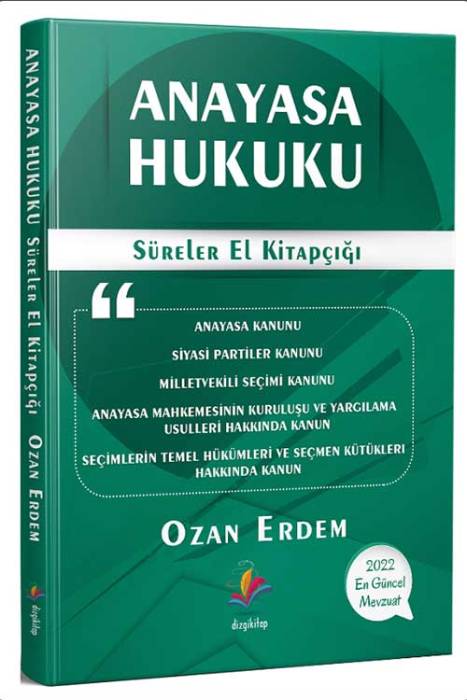 Dizgi Kitap Anayasa Hukuku Süreler Kitabı Dizgi Kitap Yayınları