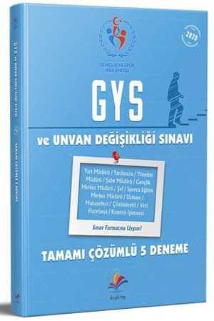 Dizgi Kitap Gençlik ve Spor Bakanlığı GYS ve Unvan Değişikliği 5 Deneme Dizgi Kitap Yayınları