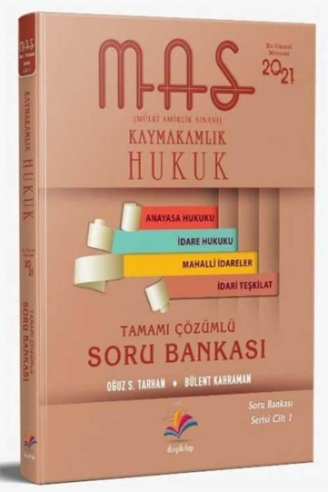 Dizgi Kitap MAS Kaymakamlık Hukuk Çözümlü Soru Bankası Dizgi Kitap Yayınları