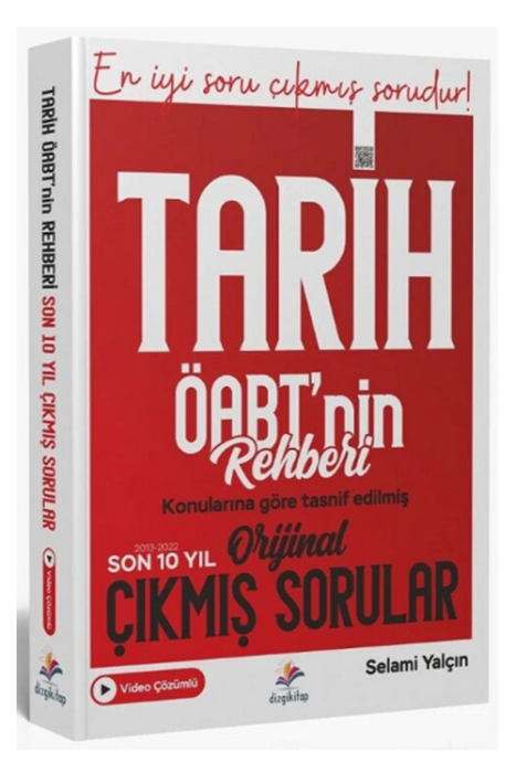 Dizgi Kitap ÖABT nin Rehberliği Tarih Öğretmenliği Son 10 Yıl Çıkmış Sorular Video Çözümlü Dizgi Kitap Yayınları