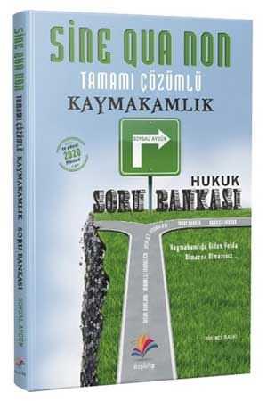 Dizgi Kitap SİNE QUA NON Kaymakamlık Hukuk Tamamı Çözümlü Soru Bankası Dizgi Kitap Yayınları