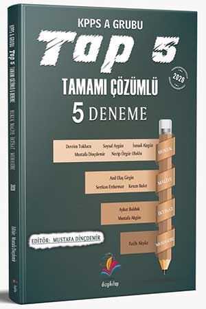 Dizgi Kitap Top 5 2020 KPSS A Grubu Tamamı Çözümlü 5 Deneme Dizgi Kitap Yayınları