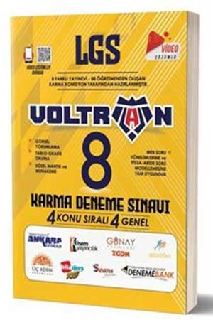 DKM Lgs 8 Karma Deneme Sınavı DKM Yayınları