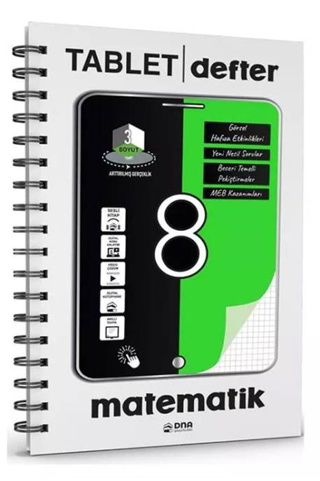 DNA 8. Sınıf Matematik Tablet Defter DNA Yayınları