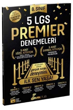 DnmPlus 2021 8. Sınıf LGS Premier 5 Deneme DnmPlus Yayınları