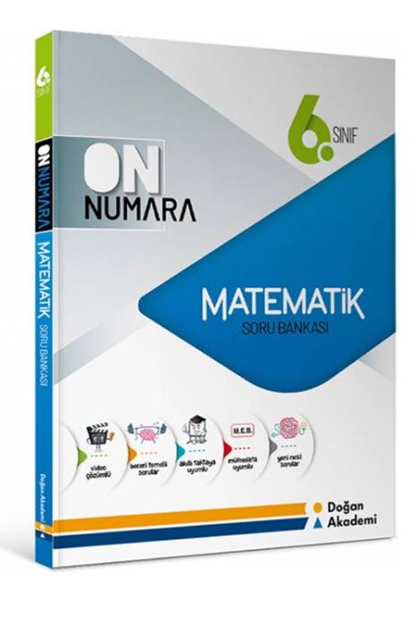 Doğan Akademi 6. Sınıf On Numara Matematik Soru Bankası Doğan Akademi Yayınları