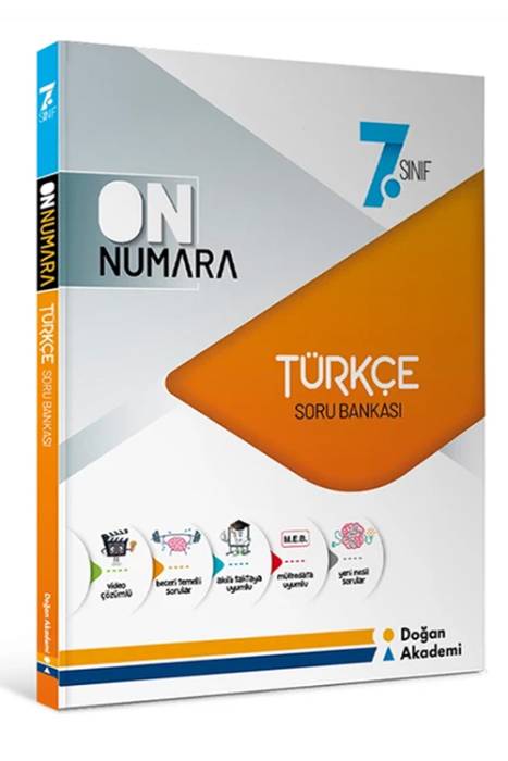 Doğan Akademi 7. Sınıf On Numara Türkçe Soru Bankası Doğan Akademi Yayınları