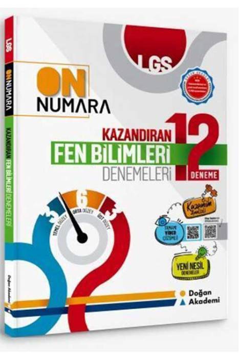 Doğan Akademi 8. Sınıf LGS On Numara Fen Bilimleri Branş Denemeleri Doğan Akademi Yayınları