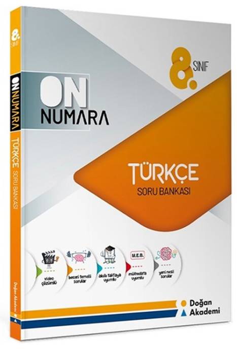 Doğan Akademi 8. Sınıf On Numara Türkçe Soru Bankası Doğan Akademi Yayınları