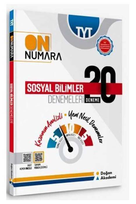 Doğan Akademi TYT On Numara Sosyal Bilimler 20 li Branş Deneme Doğan Akademi Yayınları