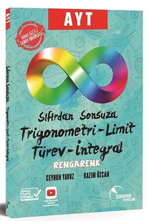 Doktrin AYT Sıfırdan Sonsuza Trigonometri Limit Türev İntegral Rengarenk Konu Özetli Soru Bankası Doktrin Yayınları