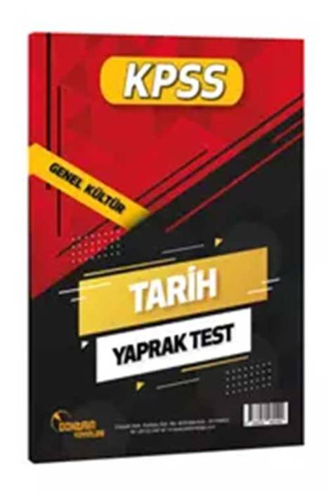 Doktrin KPSS Tarih Yaprak Test Doktrin Yayınları