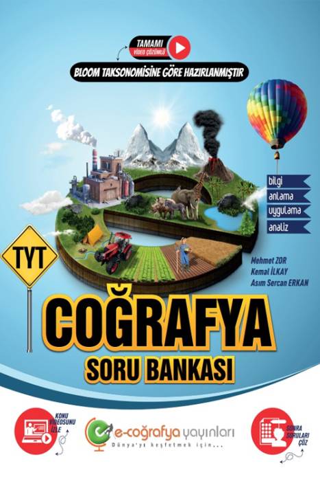 E-coğrafya TYT Coğrafya Soru Bankası E-coğrafya Yayınları