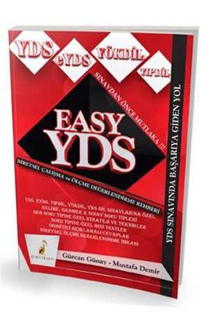 Easy YDS Bireysel Çalışma ve Ölçme Değerlendirme Rehberi Pelikan Yayınevi