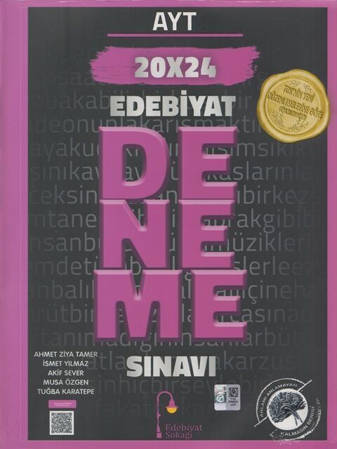 Edebiyat Sokağı AYT Edebiyat 20 x 24 Deneme Sınavı