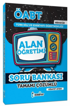 Edebiyat TV ÖABT Türk Dili ve Edebiyatı Alan Öğretimi MİNYATÜR Soru Bankası Çözümlü - Thumbnail