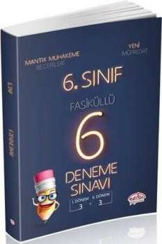 Editör 6. Sınıf Çözümlü Fasiküllü 6 Deneme Sınavı Editör Yayınevi FIRSAT ÜRÜNLERİ - Thumbnail