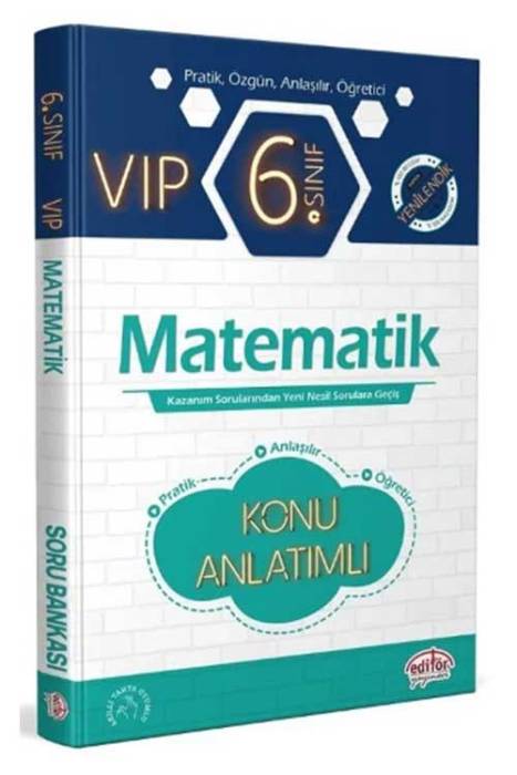 6. Sınıf Matematik VİP Konu Anlatımlı Editör Yayınları