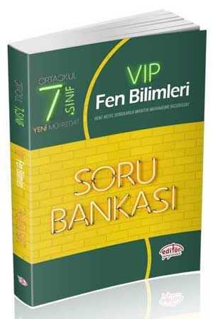 Editör 7. Sınıf VIP Fen Bilimleri Soru Bankası Editör Yayınevi