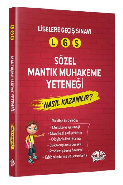 Editör LGS Sözel Mantık Muhakeme Yeteneği Nasıl Kazanılır Editör Yayınevi