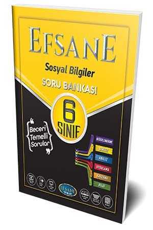 Efsane 6. Sınıf Sosyal Bilgiler Soru Bankası Efsane Yayınları