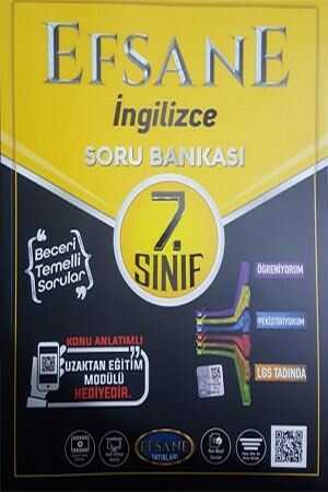 Efsane 7. Sınıf İngilizce Soru Bankası Efsane Yayınları