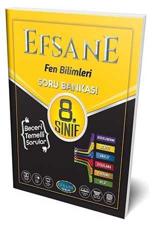 Efsane 8. Sınıf Fen Bilimleri Soru Bankası Efsane Yayınları