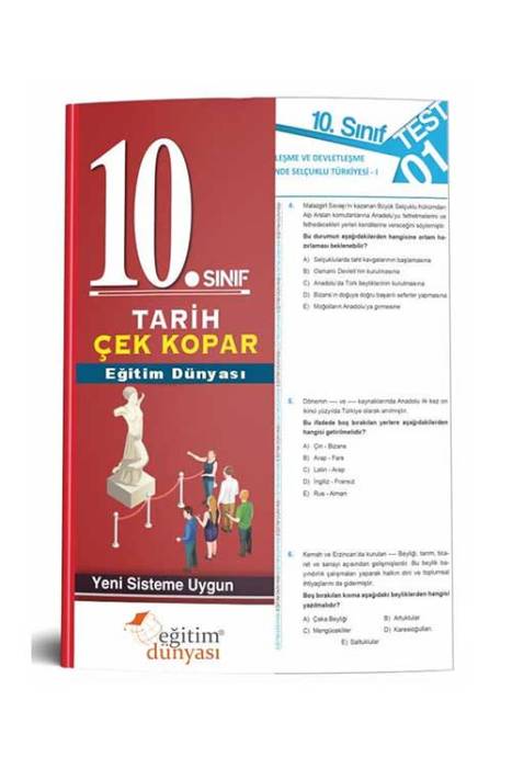 Eğitim Dünyası 2020 10. Sınıf Tarih Çek Kopar Yaprak Test Eğitim Dünyası Yayınları