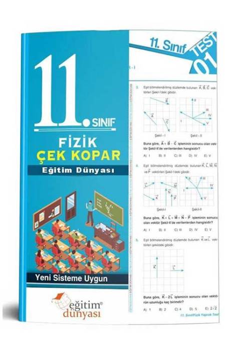 Eğitim Dünyası 2020 11. Sınıf Fizik Çek Kopar Yaprak Test Eğitim Dünyası Yayınları