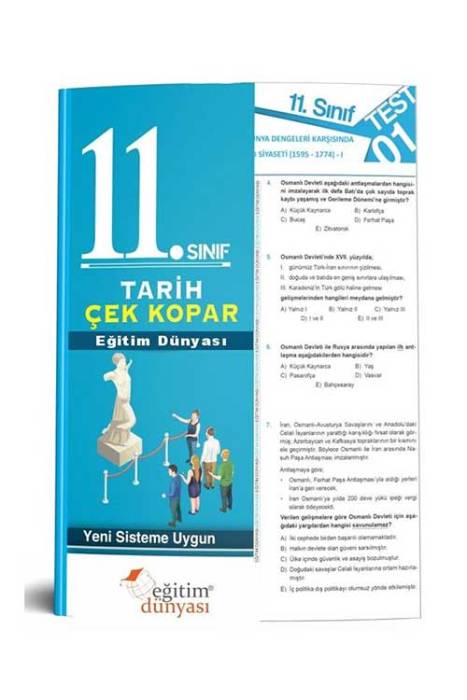 Eğitim Dünyası 2020 11. Sınıf Tarih Çek Kopar Yaprak Test Eğitim Dünyası Yayınları