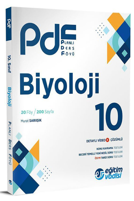 10. Sınıf Biyoloji PDF Planlı Ders Föyü Eğitim Vadisi Yayınları