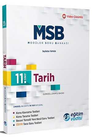 Eğitim Vadisi 11. Sınıf Tarih Modüler Soru Bankası Eğitim Vadisi Yayınları