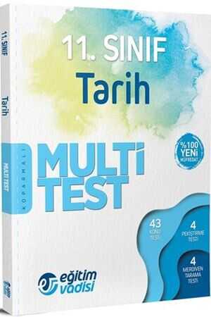 Eğitim Vadisi 11. Sınıf Tarih Multi Test Eğitim Vadisi Yayınları