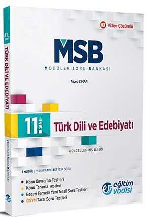 Eğitim Vadisi 11. Sınıf Türk Dili ve Edebiyatı Modüler Soru Bankası Eğitim Vadisi Yayınları