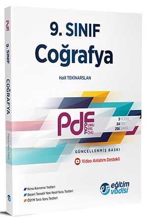 Eğitim Vadisi 9. Sınıf Coğrafya PDF Planlı Ders Föyü Eğitim Vadisi Yayınları