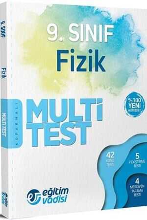 Eğitim Vadisi 9. Sınıf Fizik Multi Test Eğitim Vadisi Yayınları