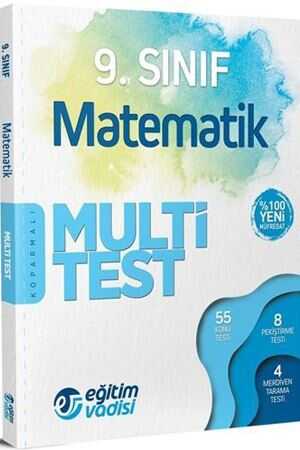 Eğitim Vadisi 9. Sınıf Matematik Multi Test Eğitim Vadisi Yayınları