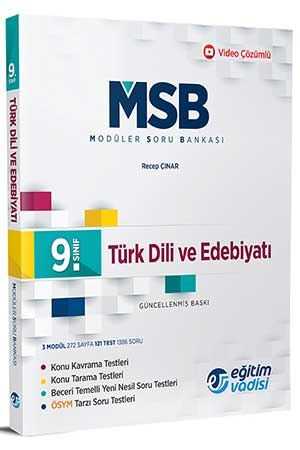 Eğitim Vadisi 9. Sınıf Türk Dili Ve Edebiyatı Modüler Soru Bankası Eğitim Vadisi Yayınları