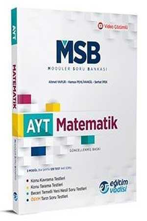 Eğitim Vadisi AYT Matematik Güncel MSB Modüler Soru Bankası Eğitim Vadisi Yayınları