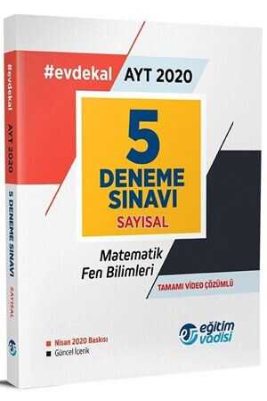 Eğitim Vadisi AYT Sayısal Evdekal 5 Deneme Sınavı Eğitim Vadisi Yayınları