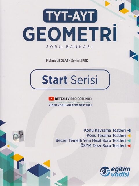 Eğitim Vadisi TYT AYT Geometri Start Serisi Soru Bankası Eğitim Vadisi Yayınları