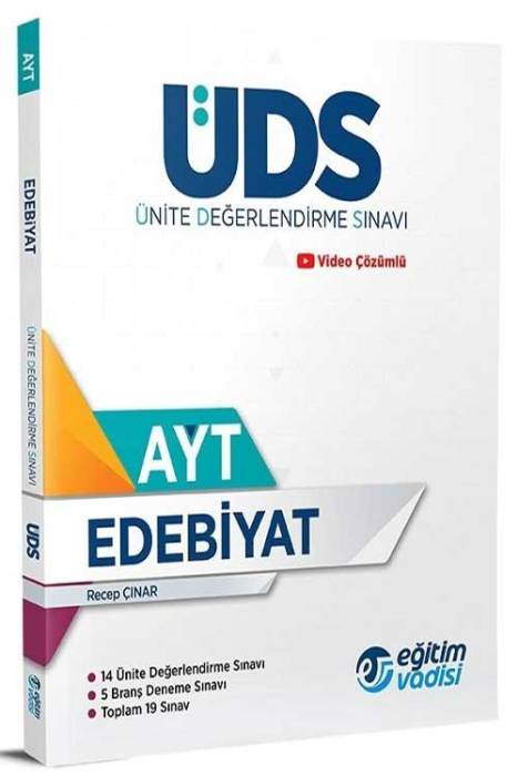 Eğitim Vadisi YKS AYT Edebiyat ÜDS Ünite Değerlendirme Sınavı Eğitim Vadisi Yayınları