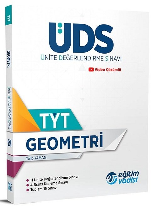 Eğitim Vadisi YKS TYT Geometri ÜDS Ünite Değerlendirme Sınavı Eğitim Vadisi Yayınları