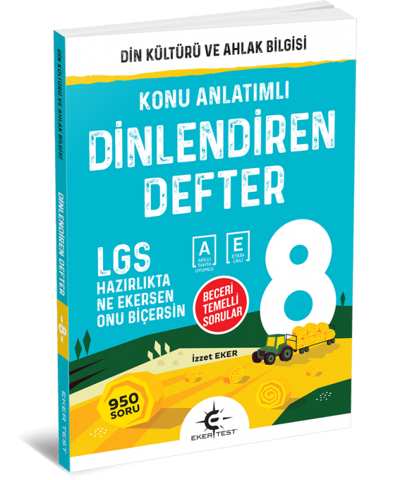 Eker Test DİNlendiren Defter 8. Sınıf Eker Test Yayınları