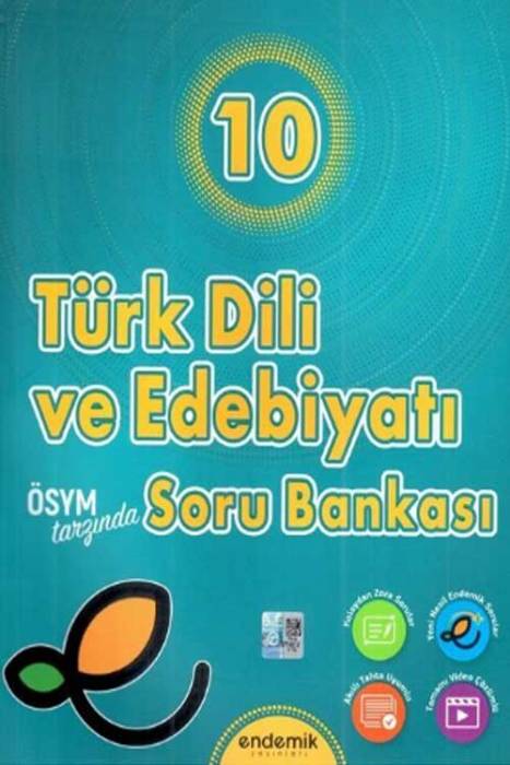 Endemik 10. Sınıf Türk Dili ve Edebiyatı Soru Bankası Endemik Yayıncılık