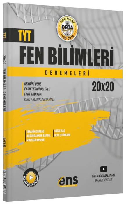 ENS TYT Fen Bilimleri 20 x 20 li Denemeleri ENS Yayıncılık